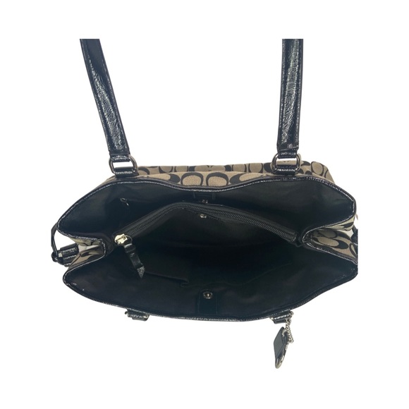 Coach Carryall Signature Stripe Drawstring Purse F28501 - Picture 12 of 15